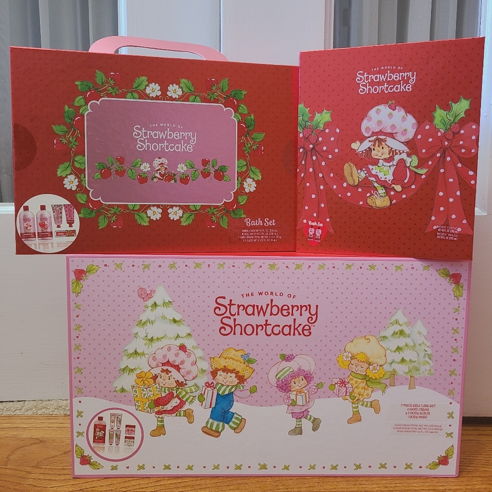 Strawberry Shortcake Bath Set Collection 🍓 14 Piece Set 🍓